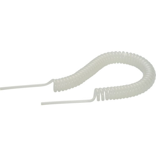 PISCO ポリウレタンコイリングチューブ チューブ外径6mm 全長2m ブラック UL062B 空圧用品 流体継手 チ..