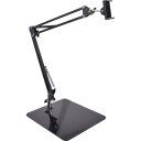 サンコー 超安定モバイルディスプレイ&タブレットスプリングアームスタンド SSPTSASB オフィス 住設用品 OA用品 スマートフォン タブレット用品(代引不...