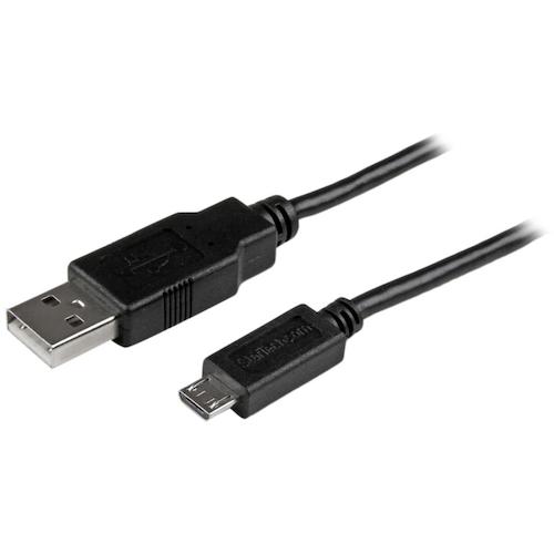StarTech USB 2.0ケーブル/50cm/Type‐A - MicroB/480Mbps/オス-オス/ブラック/マイクロB USBAUB50CMBK オフィス 住設用品 OA用品 ケーブル(代引不可)