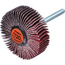 TRUSCO セラミックフラップホイール 軸径3mm #120 外径30×幅10×軸長30 (10個入) TCF3010CE120 電動 油圧 空圧工具 研削研磨用品 フラップ軸付ホイール(代引不可)【送料無料】