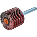 TRUSCO セラミックフラップホイール 軸径6mm #120 外径30×幅25×軸長40 (5個入) TCF3025CE120 電動 油圧 空圧工具 研削研磨用品 フラップ軸付ホイール(代引不可)【送料無料】