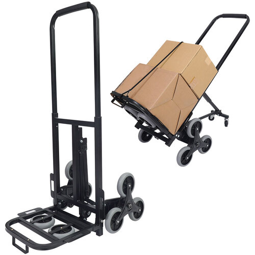 サンコー 平地アシスト付き3輪階段のぼれるカート WHETRLSBK WHETRLSBK 搬送機器 運搬車輌機器 折りた..