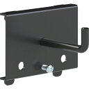 TRUSCO パンチングパネル用工具フック1本爪 黒 SF1BK 物流 保管用品 工場用保管設備 パネルラック(代引不可)