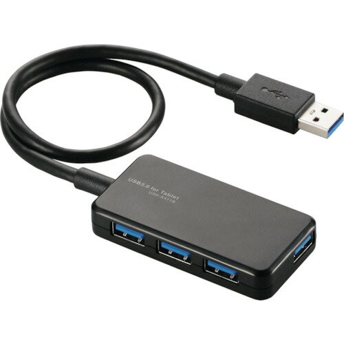 ELECOM 4ポートUSB3.0ハブ バスパワー タブレット向け ブラック U3HA411BBK オフィス 住設用品 OA用品 ケーブル(代引不可)【送料無料】 ELECOM 4ポートUSB3.0ハブ バスパワー タブレット向け ブラック U3HA411BBK オフィス 住設用品 OA用品 ケーブル(代引不可)【送料無料】