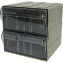サカセ ビジネスカセッター Sタイプ単体 W186×D192×H186 引出し2個 S332 物流 保管用品 工場用保管設備 小型パーツケース(代引不可)(4)