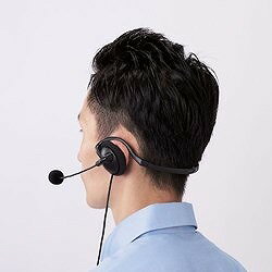 ELECOM(エレコム) ヘッドセット ブルー LBT-HSC10MPBU ［ワイヤレス（Bluetooth） /片耳 /イヤフックタイプ］ LBTHSC10MPBU 【864】 [振込不可]