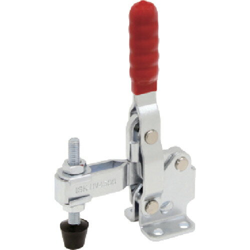 育良 下方押さえ型トグルクランプ 垂直ハンドル(31335) ISKHV4500M 手作業工具 クランプ バイス トグル..