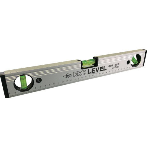 乐天商城 - KOD 箱型アルミレベルV溝付 100mm L550100 測定 計測用品 測量用品 水平器(代引不可)