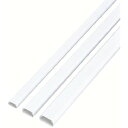 ELECOM フラットモールストレート幅22mm(ホワイト) LDGAF2WH 電子機器 電設配線部品 ケーブルカバー(代引不可)(4)