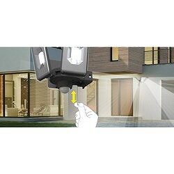 musashi 12.5W×3灯スライド型 LEDセンサーライト LEDAC3050 環境改善用品 防災 防犯用品 防犯用センサーライト(代引不可)【送料無料】