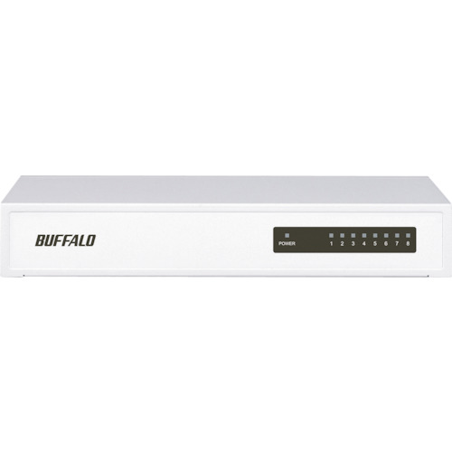 Other - BUFFALO 10/100Mbps対応 スイッチングHub 金属筐体/電源内蔵モデル 8ポート ホワイト LSW4TX8NSWH 電子機器 電気 電子部品 通信機器(代引不可)【送料無料】