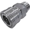 NKCカップリング NL型カップリングソケット(SUS304) R3/4 オネジ NL46SMS 空圧用品 流体継手 チューブ 金属カップリング(代引不可)【送...