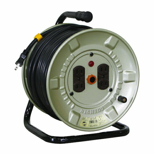 NICHIDO 電工ドラム 100V アースなし 50m NNP504D 工事 照明用品 コードリール 延長コード コードリール(代引不可)【送料無料】