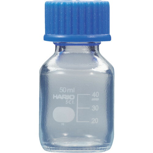 HARIO コーティングねじ口瓶 50mL NBOC50SCI 研究用品 理化学用品 フラスコ(代引不可)【送料無料】