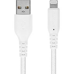 Owltech 断線に強く柔らかい Lightningケーブル 2m ホワイト OWLCBA4LA20WH オフィス 住設用品 OA用品 ケーブル(代引不可)