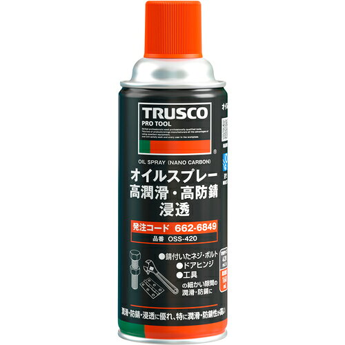 特長●鉱物油に有機モリブデン、滑走効果のあるナノカーボン粒子を配合しているため、優れた耐摩擦摩耗性、持続効果があります。●水置換性があるため、水の下まで入り込み潤滑性能を発揮します。用途●ネジ緩め、潤滑ときしみ止め、防錆・サビ落としに。仕様●色：褐色透明●容量(ml)：420●原液量(ml)：252●使用温度範囲(℃)：-10〜70材質／仕上●鉱物油、有機モリブデン化合物注意●危険物の品目：第2石油類●危険物の類別：第4類●危険等級：3●危険物の数量(L)：0.168原産国：日本【代引きについて】こちらの商品は、代引きでの出荷は受け付けておりません。【送料について】北海道、沖縄、離島は送料を頂きます。