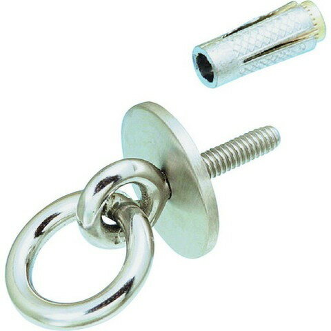 水本 ステンレス 丸カンボルトS型(アンカープラグ付) 捻子径W-3/8 B937(代引不可)【送料無料】(4.0)