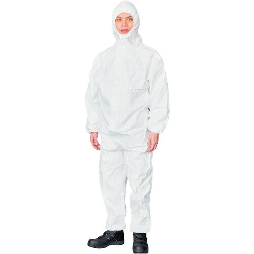Work Clothes - 日光物産 保護服 バリアーマン P3030 3L P30303L 保護具 保護服 防護服 使い捨て保護服(代引不可)