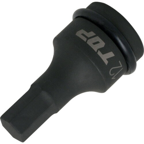 TOP インパクトレンチ用ヘキサゴンソケット 差込角12.7mm 対辺12mm PHB412 手作業工具 ソケットレンチ ..