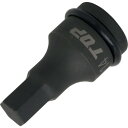 TOP インパクトレンチ用ヘキサゴンソケット 差込角12.7mm 対辺14mm PHB414 手作業工具 ソケットレンチ インパクト用ソケット(代引不可)