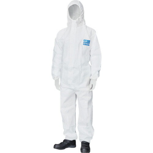 日光物産 化学防護服 バリアーマン P6040 L P6040L 保護具 保護服 防護服 化学防護服(代引不可)