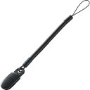 ELECOM スマートフォン用クリップ(樹脂)ストラップ 50cm ブラック PSTCP50BK オフィス 住設用品 OA用品 セキュリティ器具(代引不可)(2)