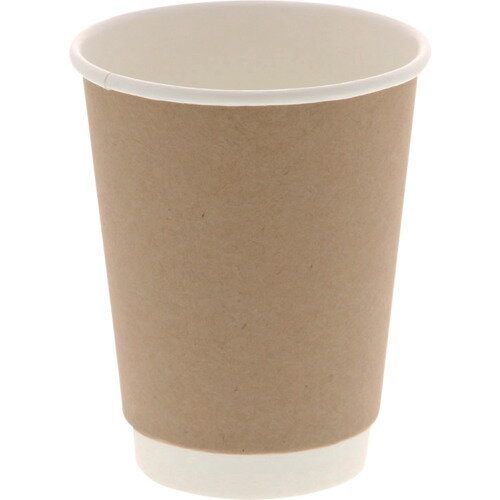 Paper Cups - HEIKO 二重断熱カップ 12オンス 口径90mm クラフト 25個入り 4537008 研究用品 厨房用品 容器(代引不可)