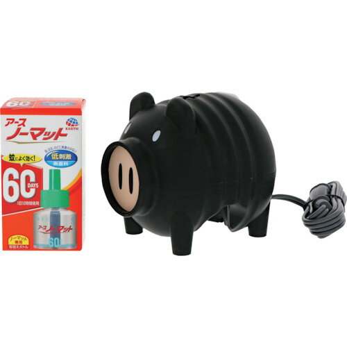 アース 液体蚊とり アースノーマット 蚊とり黒ブタ 60日セット 109217 環境改善用品 害虫 害獣駆除用品 防虫 殺虫用品(代引不可)