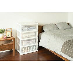 TENMA ストッカーワイド組立式 3段 110014712 物流 保管用品 収納用品 チェスト(代引不可)【送料無料】 [3]