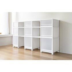 TENMA フィッツケース FC40-3540 35L ホワイトクリア 110014953 物流 保管用品 収納用品 引き出し式収納ケース(代引不可)