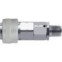 マッハ 高圧用カップリング ソケット R1/4 左ネジ 22HPS 空圧用品 流体継手 チューブ 金属カップリング(代引不可)