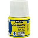 Pebeo 布用水性アクリル絵具セタカラー透明色 45ml レモンイエロー 329017 工事 照明用品 塗装 内装用品 塗料(代引不可)