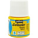 Pebeo 布用水性アクリル絵具セタカラー不透明色 45ml バターカップ 295013 工事 照明用品 塗装 内装用品 塗料(代引不可)