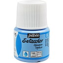 Pebeo 布用水性アクリル絵具セタカラー不透明色 45ml スカイブルー 295086 工事 照明用品 塗装 内装用品 塗料(代引不可)