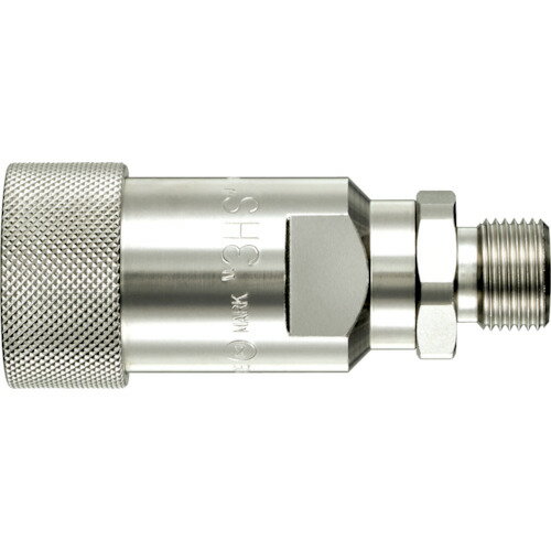 日東 HSPカプラ おねじタイプ/平行ねじ めすシート 相手側取付サイズG1/4(08382) 2HSGSSTEELNBR 空圧用..