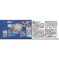 アサヒペン 水性スーパーコート 1/12L 白 411211 工事 照明用品 塗装 内装用品 塗...