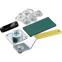 ファミリーツール プラスチック製 両面ハトメパンチセット 12mm 51552 金物 建築資材 ファスニングツール ハトメパンチ(代引不可)