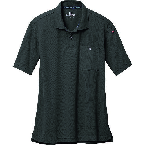 リコメン堂生活館のBURTLE 半袖ポロシャツ667-19-Mザック 66719M 保護具 作業服 シャツ(代引不可)|詳細画像