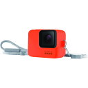 GoPro 【売切廃番】ウェアラブルカメラ用オプション スリーブ+ランヤード ハイパーオレンジ ACSST007 測定 計測用品 撮影機器 ウェアラブルカメラ(...