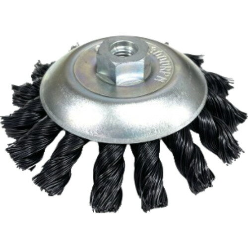 高島産業 ベベルブラシ 電動工具用 ベベル型 100xM10x67 HSW-0.5 BMT100 電動 油圧 空圧工具 研削研磨用品 カップブラシ(代引不可)