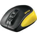 BUFFALO 無線 BlueLED 3ボタン プレミアムフィットマウス イエロー BSMBW300MYE オフィス 住設用品 OA用品 マウス(代引不可)