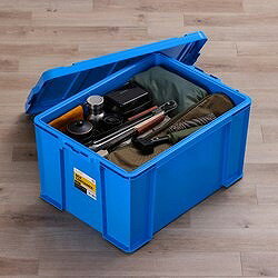 IRIS 299224 BOXコンテナ用フタ C-43R ブルー C43RBL 物流 保管用品 コンテナ パレ...