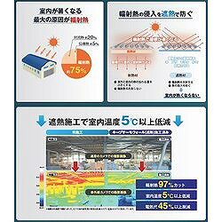 サンユー印刷 遮断熱フィルム クールマジック アルティメットアルミバブル 1200mm×...