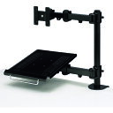 SANWA デュアルシステムアーム(ノートPC台) CRLA602 オフィス 住設用品 OA用品 ディスプレイスタンド 金具(代引不可)【送料無料】(3)