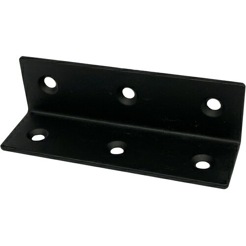 DAIDОHANT ダイドーハント スリムサポート 棚受(L型・内皿) 黒(ブラック) (a)80×(b)25×(t)2mm (1個) ダイドーハント 金物 建築資材 建築金物 ジョイント金具 00069187(代引不可)(4.0)