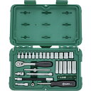 SATA 6角ソケットレンチセット 差込角6.35mm(36点) SATA社 手作業工具 ソケットレンチ ソケットレンチセット 09001(代引不可)【送料無料...