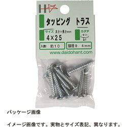 DAIDОHANT HP 黒タッピング トラス 5×20 6本入 ダイドーハント 金物 建築資材 ねじ...