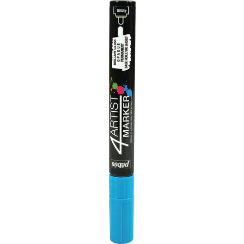 Pebeo 4アーティスト マーカー 4mmラウンド ライトブルー ペベオ・ジャポン オフィス 住設用品 文房具 ..