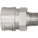 日東 TSPカプラ ステンレス製 ふっ素ゴムFKM X-100(00754) 日東工器 空圧用品 流体継手 チューブ 金属カップリング 6TSM(代引不可)【送...