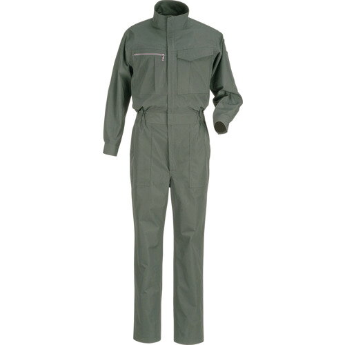 カジメイク 6786 アクティブストレッチつなぎ オリーブ LL カジメイク 保護具 作業服 つなぎ服 6786-58-LL(代引不可)【送料無料】